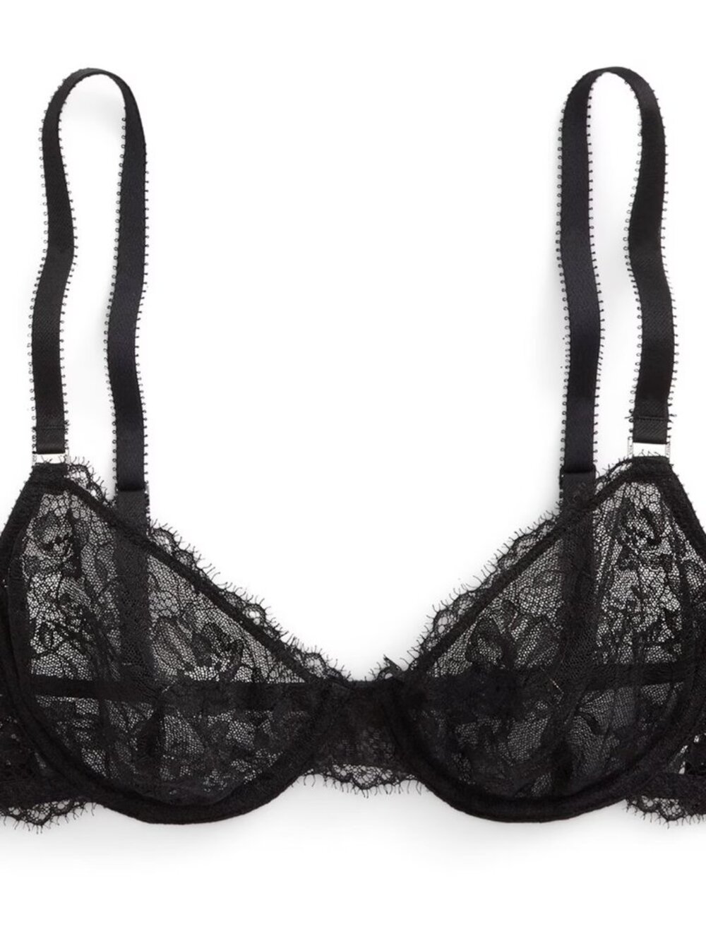 NWT Lauren Ralph Lauren Women's Black Lace Bra
